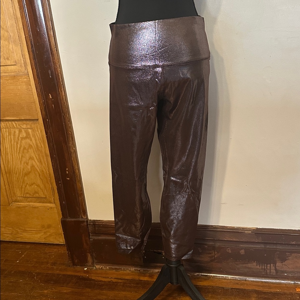 lululemon athletica Metallic Brown Leggings